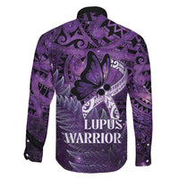 Lupus Awareness Month New Zealand Family Matching Tank Maxi Dress and Hawaiian Shirt Be Strong Warrior Maori Silver Fern LT14 - Polynesian Pride