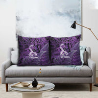 Lupus Awareness Month New Zealand Pillow Cover Be Strong Warrior Maori Silver Fern