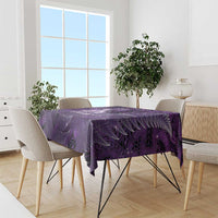 Lupus Awareness Month New Zealand Tablecloth Be Strong Warrior Maori Silver Fern