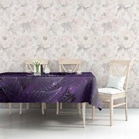Lupus Awareness Month New Zealand Tablecloth Be Strong Warrior Maori Silver Fern