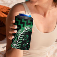Green Matariki New Zealand 4 in 1 Can Cooler Tumbler Maori Poutama Galaxy Vibes LT14 - Polynesian Pride