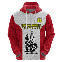 Custom New Caledonia Football Hoodie Polynesian Pattern Sporty Style LT14 - Polynesian Pride