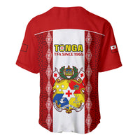 Tonga Football Baseball Jersey Tongan Ngatu Pattern Sporty Style LT14 - Polynesian Pride