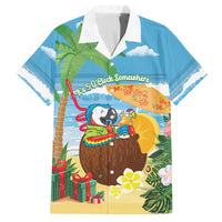 Chilling Parrot Hawaii Summer Christmas Personalized Hawaiian Shirt It's 5 O'Clock Somewhere Beachy Vibes LT14 Blue - Polynesian Pride