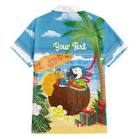 Chilling Parrot Hawaii Summer Christmas Personalized Hawaiian Shirt It's 5 O'Clock Somewhere Beachy Vibes LT14 - Polynesian Pride