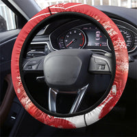 New Zealand Christmas In July Steering Wheel Cover Funny Santa Sheep Meri Kirihimete Red LT14 - Polynesian Pride