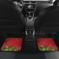Meri Kirihimete New Zealand Personalised Car Mats Cute Santa NZ Animals and Pohutukawa