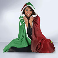 Meri Kirihimete New Zealand Hooded Blanket Cute Santa NZ Animals and Pohutukawa