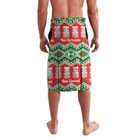New Zealand Christmas In July Lavalava Meri Kirihimete Hei Tiki Taniko Motifs Seamless LT14 - Polynesian Pride