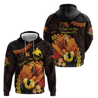 Papua New Guinea Independence Day Hoodie 50th Anniversary Papua Niu Gini Bird Of Paradise LT14 - Polynesian Pride