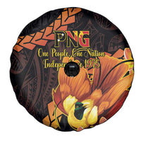 Papua New Guinea Independence Day Spare Tire Cover 50th Anniversary Papua Niu Gini Bird Of Paradise LT14 - Polynesian Pride