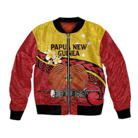 Papua New Guinea Independence Day Bomber Jacket Since 1975 Unity In Diversity LT14 Unisex Red - Polynesian Pride
