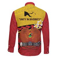 Papua New Guinea Independence Day Family Matching Tank Maxi Dress and Hawaiian Shirt Since 1975 Unity In Diversity LT14 - Polynesian Pride