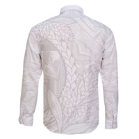 Samoa White Sunday Family Matching Puletasi and Hawaiian Shirt Lotu Tamaiti Siapo With Teuila LT14 - Polynesian Pride