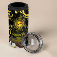 Papua New Guinea 50th Independence Anniversary 4 in 1 Can Cooler Tumbler Independen Stet bilong Papua Niu Gini LT14 - Polynesian Pride