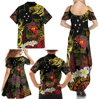 Papua New Guinea 50th Independence Anniversary Family Matching Summer Maxi Dress and Hawaiian Shirt Independen Stet bilong Papua Niu Gini LT14 - Polynesian Pride