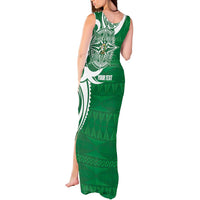Personalised Liahona - Saineha High School Tank Maxi Dress Tongan Ngatu Pattern LT14 - Polynesian Pride