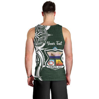 Personalised Tonga Takuilau College Men Tank Top Est 1975 Tongan Ngatu Pattern LT14 - Polynesian Pride