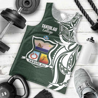 Personalised Tonga Takuilau College Men Tank Top Est 1975 Tongan Ngatu Pattern LT14 - Polynesian Pride