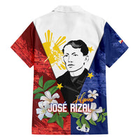 Philippines Rizal Day Family Matching Off Shoulder Short Dress and Hawaiian Shirt Filipino Sampaguita Grunge Style LT14 - Polynesian Pride