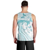 Polynesia Cervical Cancer Awareness Month Men Tank Top Polynesian Women Faith Hope Love!