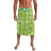 Aloha Hawaii Tuberose Lei Lavalava Tropical Vibes Green Color - Polynesian Pride