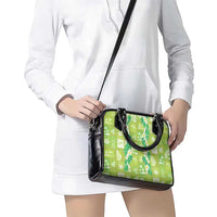 Aloha Hawaii Tuberose Lei Shoulder Handbag Tropical Vibes Green Color - Polynesian Pride