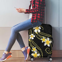 Polynesia Tattoo With Plumeria Luggage Cover Elegant Vibes