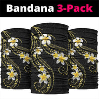 Polynesia Tattoo With Plumeria Neck Gaiter Elegant Vibes