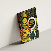 Vanuatu 1980 Canvas Wall Art Ni-Van Tamtam Sand Drawing Pattern