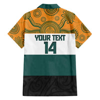 AUNZ Rugby Custom Family Matching Puletasi and Hawaiian Shirt Australia Kangaroo New Zealand Silver Fern LT14 - Polynesian Pride
