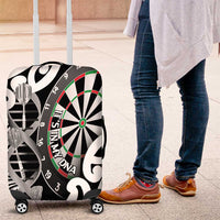 New Zealand Darts Luggage Cover Aotearoa Maori Its In My DNA Black LT14 Black - Polynesian Pride