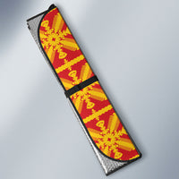 Kahili Quilt Hawaii Auto Sun Shade Tropical Flower Seamless Half Style LT14 - Polynesian Pride
