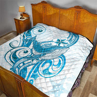 Blue Hawaii Humpback Whale Quilt Polynesian Tribal Ocean Vibes