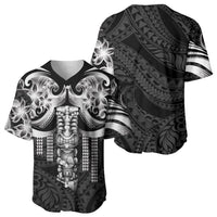 Tiki Drum Hawaii Baseball Jersey Hawaiian Kakau Tattoo Style