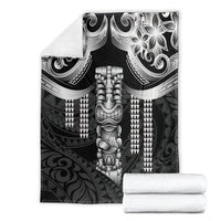 Tiki Drum Hawaii Blanket Hawaiian Kakau Tattoo Style