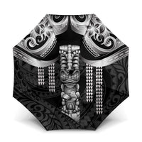 Tiki Drum Hawaii Umbrella Hawaiian Kakau Tattoo Style