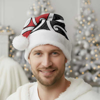 New Zealand Christmas Santa Hat Maori Koru Tino Rangatiratanga Color - Polynesian Pride