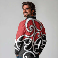 New Zealand Long Sleeve Polo Shirt Maori Koru Tino Rangatiratanga Color LT14 - Polynesian Pride