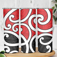 New Zealand Skinny Tumbler Maori Koru Tino Rangatiratanga Color LT14 - Polynesian Pride