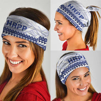 HRPP Samoa Siapo Neck Gaiter Teuila Flowers Samoan Pattern - Polynesian Pride