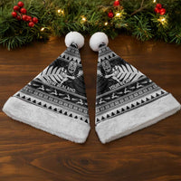 New Zealand Christmas Rugby Personalised Christmas Santa Hat Meri Kirihimete All Black Maori LT14 - Polynesian Pride