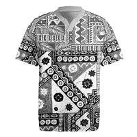 Black Bula Fiji Rugby Jersey Unique Masi Tapa Pattern