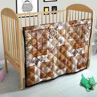 Hawaiian Quilt Quilt Tiki Tropical Retro Brown Version LT14 - Polynesian Pride