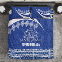 Tonga Tupou College Toloa Bedding Set 160 Years Anniversary Tongan Ngatu Pattern