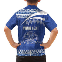 Personalised Tonga Tupou College Toloa Family Matching Puletasi and Hawaiian Shirt 160 Years Anniversary Tongan Ngatu Pattern LT14 - Polynesian Pride