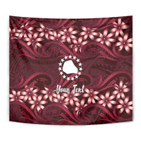 Personalised Cook Islands Mangaia Tapestry Tiare Maori Polynesian Waves Tattoo