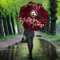 Personalised Cook Islands Mangaia Umbrella Tiare Maori Polynesian Waves Tattoo