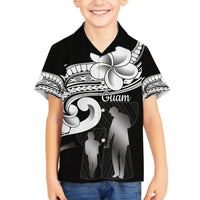 Guam Father's Day Hawaiian Shirt Chamorro Latte Stone Polynesian Pattern LT14 - Polynesian Pride
