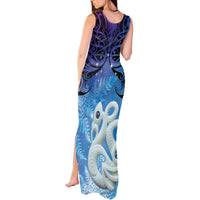 New Zealand Matariki Tank Maxi Dress Aotearoa Maori New Year Manaia Galaxy Vibes LT14 - Polynesian Pride